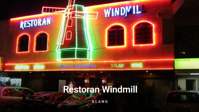 Restoran Windmill Malaysia Menu & Prices