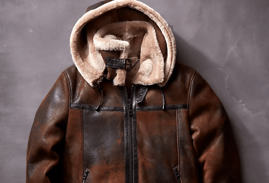 Shearling leather jackets